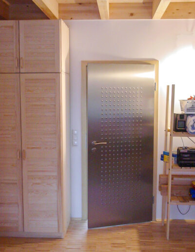 Stainless steel design doors from Ehrenfels Isoliertüren, chiller room doors, freezer room doors, deep-freeze room doors, service room doors, swing doors